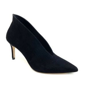 LK Bennett Pump Slim Heel Shoes Black Slip On 8.5